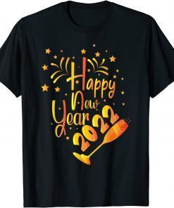 Happy New Year 2022 New Years Eve Pajama Family Gift Shirt