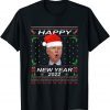 Happy New Year 2022 Santa Joe Biden Merry Uh Uh Christmas Gift Shirt