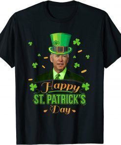 Happy St Patricks Day Leprechaun Joe Biden 2022 Classic Shirt