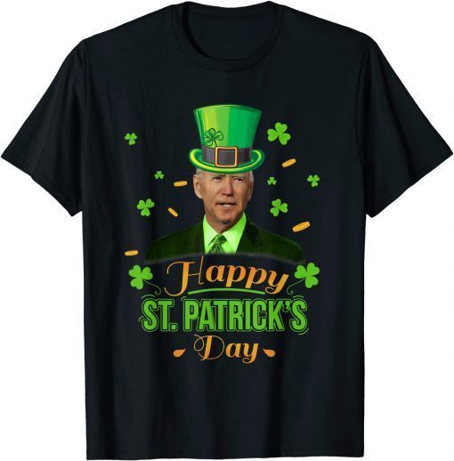 Happy St Patricks Day Leprechaun Joe Biden 2022 Classic Shirt