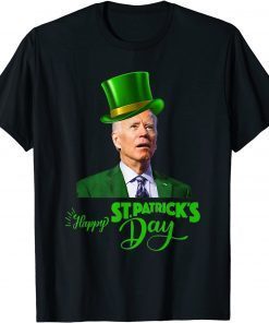 Happy St Patricks Day Leprechaun Joe Biden Gift T-Shirt