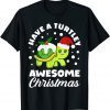 Have A Turtley Awesome Christmas Cute Turtle Xmas Unisex Shirt