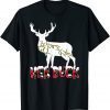 Her Buck His Doe Reindeer Xmas Pajamas Matching Couples Classic Shirt