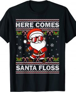 Here Comes Santa Floss - Flossing UGLY Christmas Pajama Xmas Classic Shirt