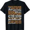 Hey What's Your Name Biden And Trump Gift T-Shirt