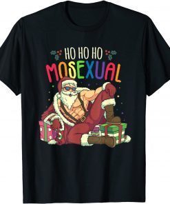 Ho Ho Ho Mosexual Gay Santa LGBT Pun Gay Pride Christmas Unisex Shirt