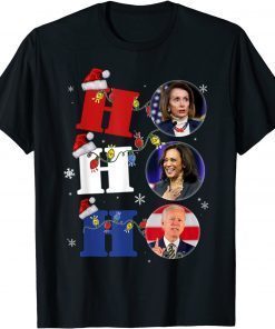 Ho Ho Ho3 Christmas Anti Liberal Let's Go Brandon Gift Shirt