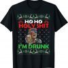 Ho Ho Holy Shit I'm Drunk Beer Trump Christmas Pajama X-mas Classic Shirt