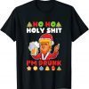 Ho Ho Holy Shit I'm Drunk Santa Trump Ugly Christmas Classic Shirt