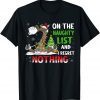 Horse Christmas On The Naughty List And I Regret Nothing Unisex Shirt