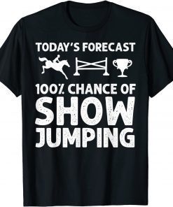 Horse Jumping Show Eventing Equestrian Competition Unisex Shirt