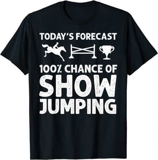 Horse Jumping Show Eventing Equestrian Competition Unisex Shirt