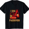 I Dig Passover Excavator Construction Pesach Matzah Frogs Unisex Shirt