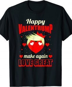 I Love Trump Valentine's Day Red Heart Limited T-Shirt