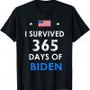 I Survived 365 Days Of Biden Anti Biden Anti Liberal Limited Shirt