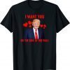 I Want You On The Side of the wall - My Valentine Classic Shirt