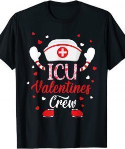 ICU Valentines Day Nurse Crew Family Group Nursing Classic Shirt