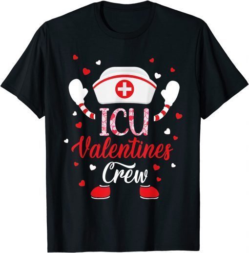 ICU Valentines Day Nurse Crew Family Group Nursing Classic Shirt