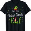 I'm The Great Uncle Elf Xmas Matching Christmas For Family Classic T-Shirt