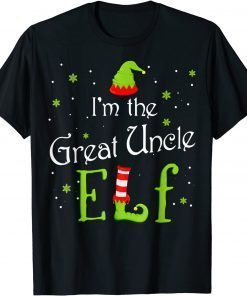 I'm The Great Uncle Elf Xmas Matching Christmas For Family Classic T-Shirt