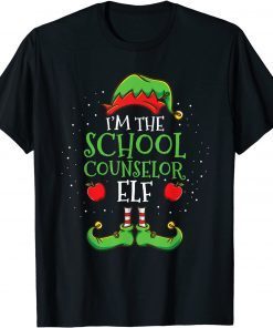 Im The School Counselor Elf Christmas T-Shirt