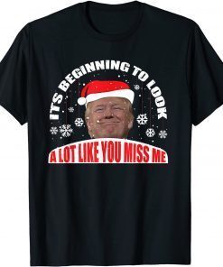 Its Beginning To Look A Lot Like You Miss MIts Beginning To Look A Lot Like You Miss Me Gift Shirt Gift Shirt
