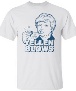 Janet Yellen blows Limited shirt