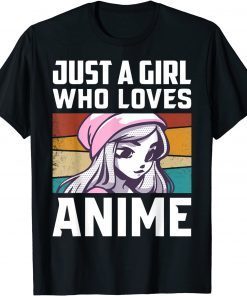 Japanese Anime Art Merch For Cute Manga Anime Lover Teens Classic Shirt