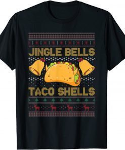 Jingle Bell Taco Shells Christmas Mexican Unisex T-Shirt