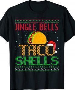 Jingle Bell Taco Shells Ugly Christmas Mexican Gift Shirt