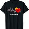 Jobs Heart Cute Welder Couples Valentines Day 2022 Shirt