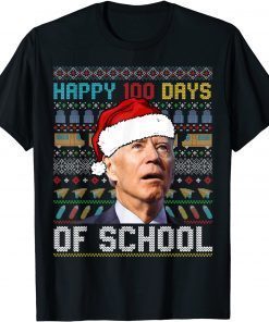 Joe Biden 100 Days Of School Ugly Sweater Unisex Shirt