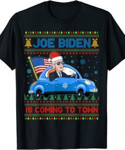 Santa Joe Biden Happy 4th of July Ugly Christmas Sweater Gift Shirt