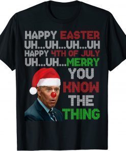 Joe Biden Clown Happy Easter Ugly Christmas Sweater Unisex Shirt