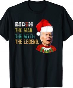 Joe Biden For Resident The Man The Myth The Legend Chrismas Classic Shirt