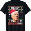 Joe Biden Happy BrandonMas Ugly Christmas Classic Shirt
