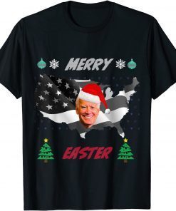 Joe Biden Happy Merry Easter Ugly Christmas Classic shirt