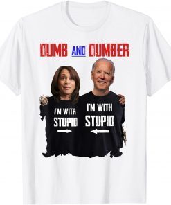 Joe Biden I'm With Stupid Kamala Harris Anti Biden Gift Shirt