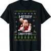 Joe Biden Santa Merry Sniffmas Meme Ugly Christmas Classic Shirt
