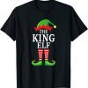King Elf Matching Family Group Christmas Party Pajama T-Shirt
