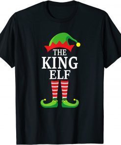 King Elf Matching Family Group Christmas Party Pajama T-Shirt