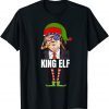 King Elf Trump Drinking Christmas Pajama Matching Unisex Shirt