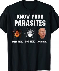 Know your parasites - Anti Joe Biden Unisex Shirt