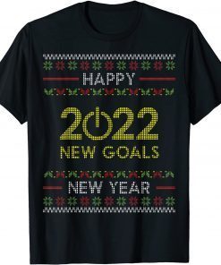 LET'S START NEW GOALS "NEW YEAR 2022 UGLY TEE" Unisex T-Shirt