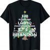 Let's Get Biden To Quit and Lets Go Xiden Christmas Tree Unisex Shirt