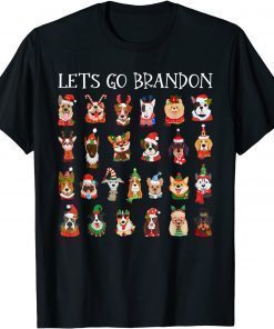 Let's Go Braden Brandon Conservative Dog Christmas Pajamas Unisex Shirt