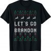 Let's Go Braden Brandon Ugly Christmas Sweater Gift T-Shirt