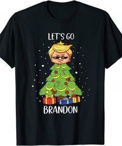 Let's Go Bradon Donald Trump Christmas Tree Sweater Gift Shirt