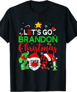 Let's Go Brandon Christmas 2021 Fun Anti Biden Xmas Pajama Classic Shirt