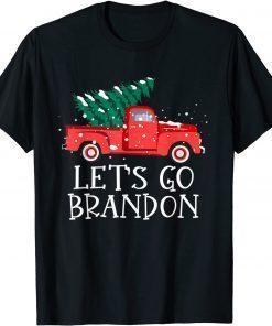 Let's Go Brandon Christmas Tree on Car Xmas Vacation Official Shirt